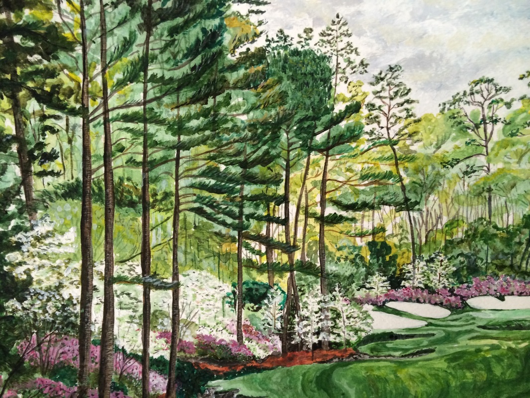 Augusta National Painting At Explore Collection Of