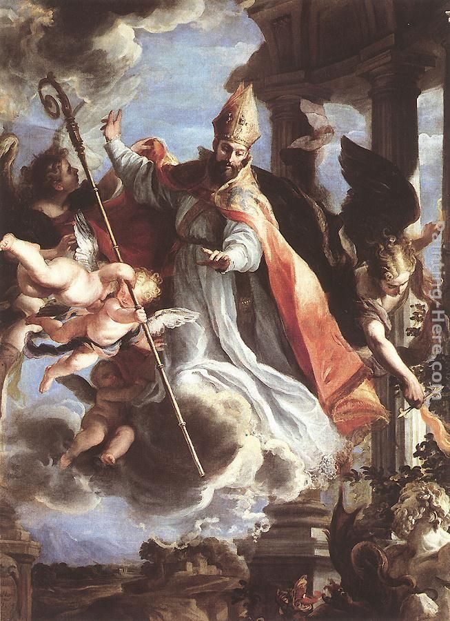 653x900 Claudio Coello The Triumph Of St Augustine Painting Best - Augustine Painting