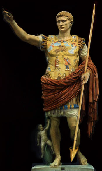 350x584 The Italian Monarchist The Centrality Of The Roman Empire - Augustus Roman Emperor Painting