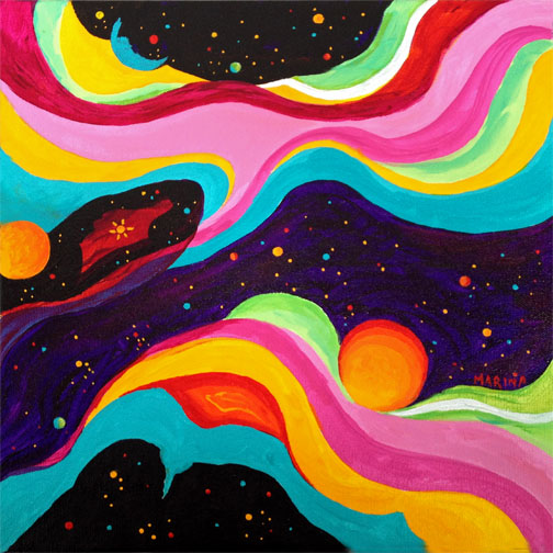 504x504 Marina Petro ~ Adventures In Daily Painting Aura Painting - Aura Painting