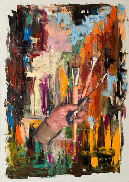 454x640 Vladimir Volosov Artwork Aura Of Artist Original Painting Oil - Aura Painting