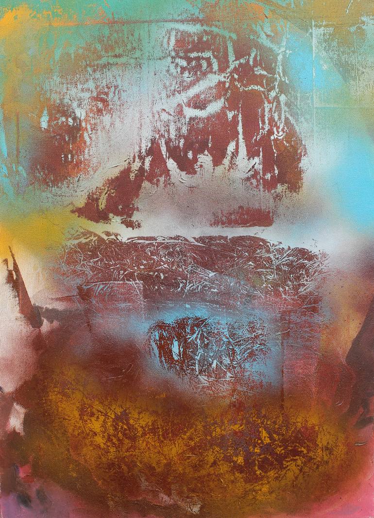 770x1064 Saatchi Art Aurora Borealis Painting By Csoka Szilard Zsolt - Aurora Borealis Painting