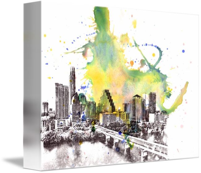 Austin Skyline Painting at Explore collection of