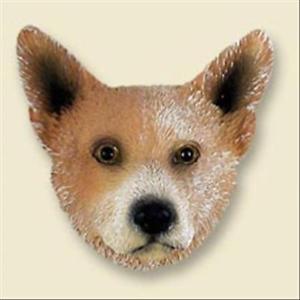 300x300 Australian Cattle Dog Red Brown Dog Head Painted Stone Resin - Australian Cattle Dog Painting