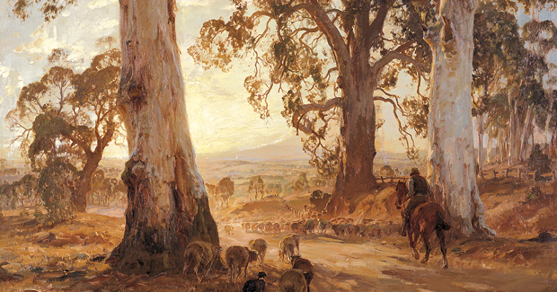 620x325 Heysen's Iconic Landscapes On Show - Australian Landscape Painting