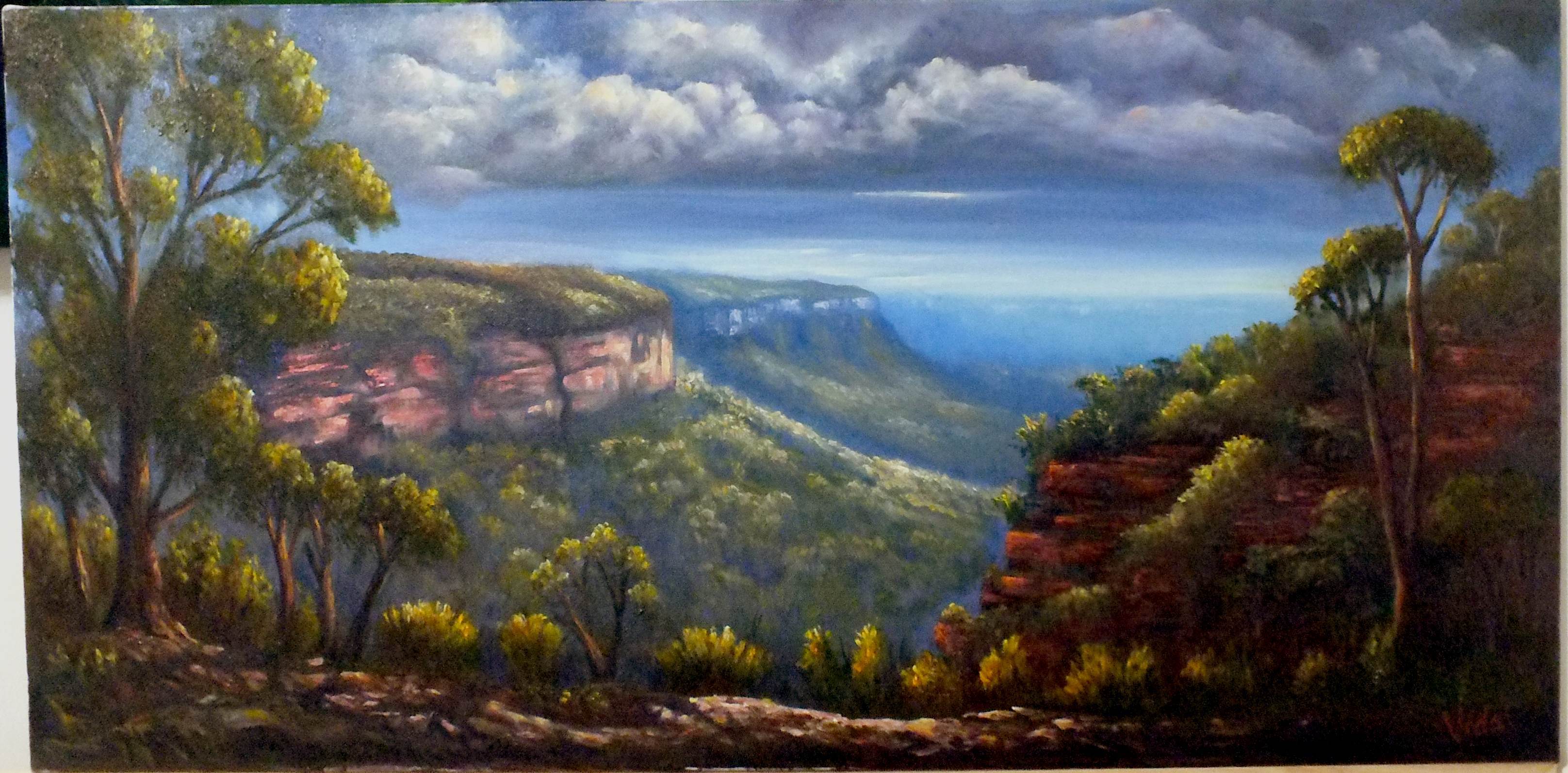 3232x1593 Landscape Painting For Beginners In Oils And Acrylics - Australian Landscape Painting
