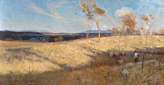 550x285 Making A Mark About Arthur Streeton - Australian Landscape Painting