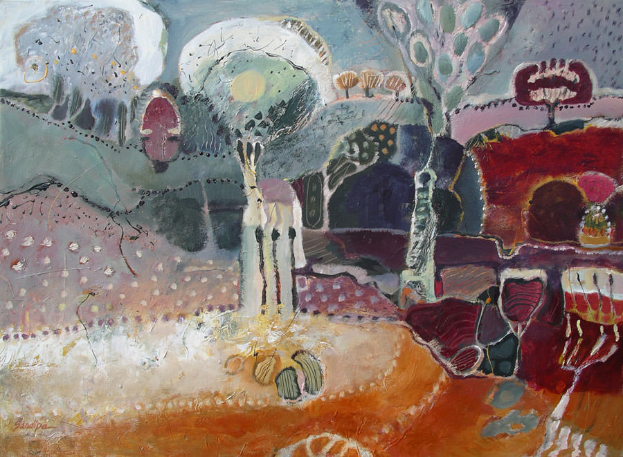 900x661 Natural World Sandipa - Australian Landscape Painting