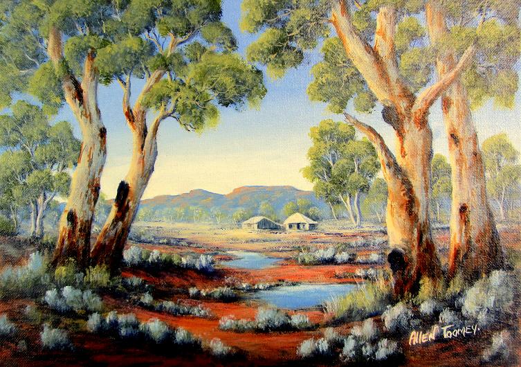 753x530 Quorn Landscape. South Australia. Oil Landscape Painting - Australian Landscape Painting