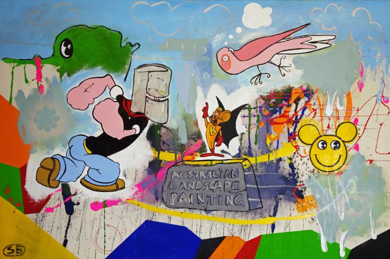 770x511 Saatchi Art Australian Landscape Painting Painting By Stephen R - Australian Landscape Painting