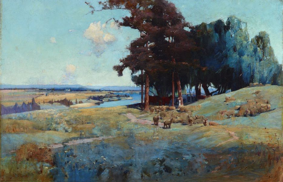 934x600 Sydney Long (20 Aug Jan 1955) Painting - Australian Painting