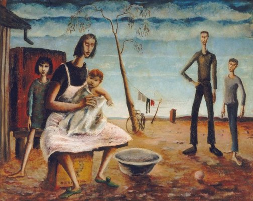 504x400 Australian Painter And Photographer, Artist Russell Drysdale - Australian Painting