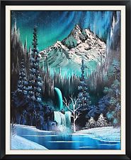 185x225 Bob Ross Painting Ebay - Authentic Bob Ross Painting