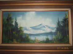 236x177 The 129 Best Br Images On Bob Ross Paintings, Acrylic - Authentic Bob Ross Painting