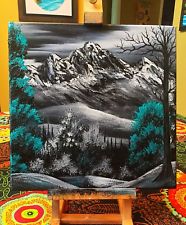 186x225 Bob Ross Painting Ebay - Authentic Bob Ross Painting Price