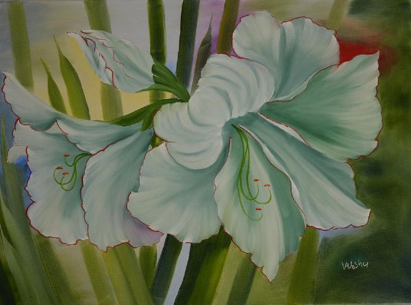 600x446 Bob Ross Flowers Paintings Flowers Bob Ross, Bobs - Authentic Bob Ross Painting Price