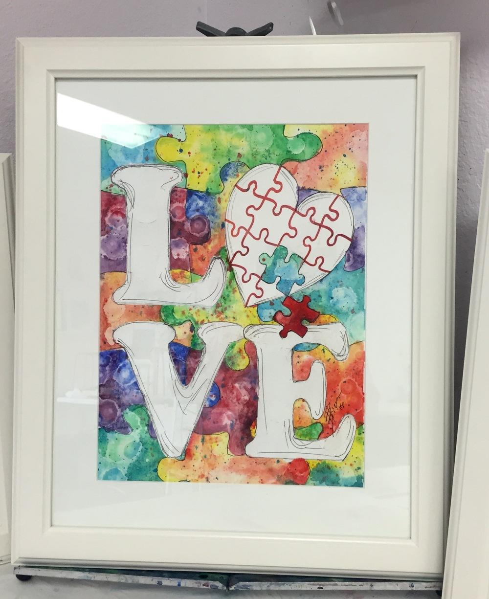 1000x1225 Responding To Autism Fundraiser - Autism Painting