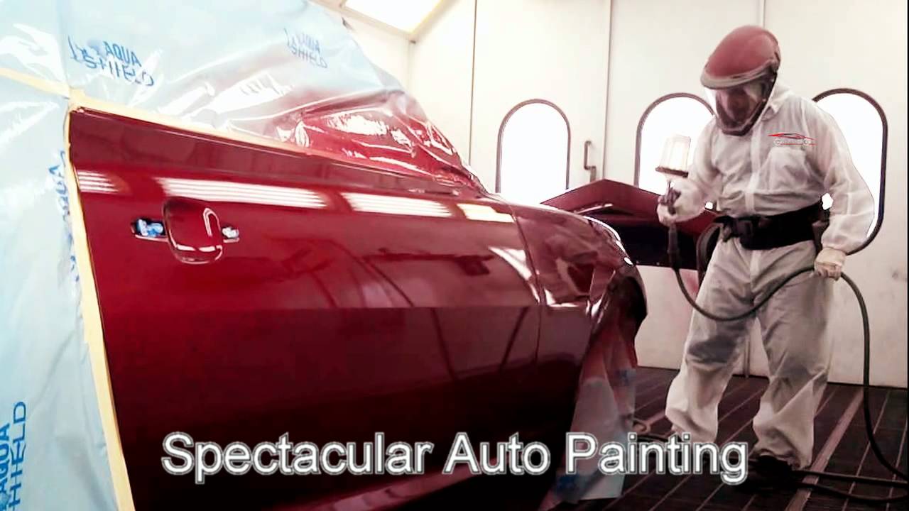 1280x720 Giant Motors Auto Body Amp Paint Shop Body Shop Collision Repair Car - Auto Painting