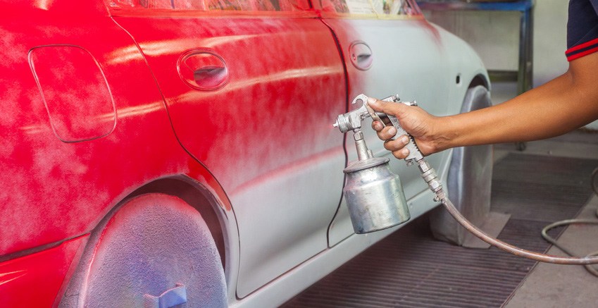 849x437 Auto Body Painting For Cars And Trucks - Auto Painting