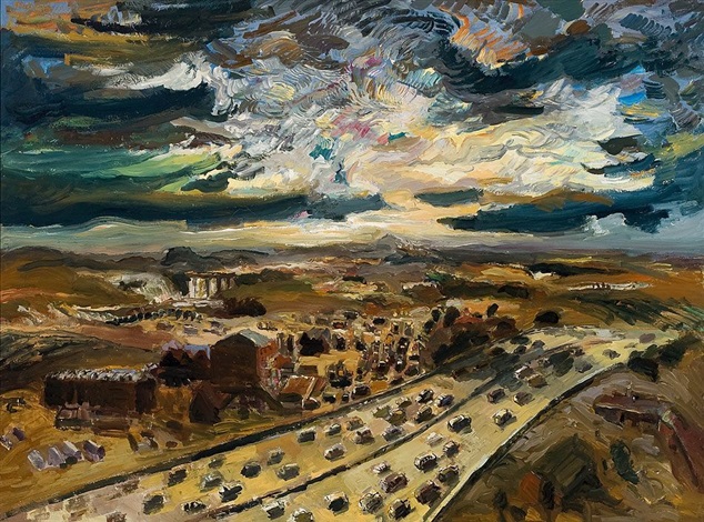 634x470 Autobahn By Harald Metzkes On Artnet - Autobahn Painting