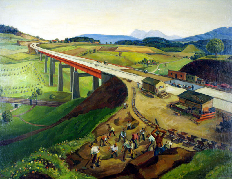 800x619 Ghdi - Autobahn Painting