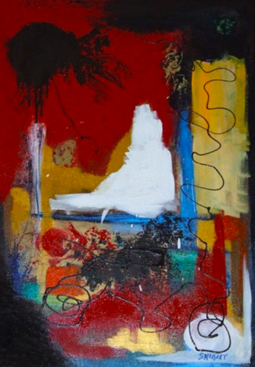 371x533 Paintings - Autobahn Painting