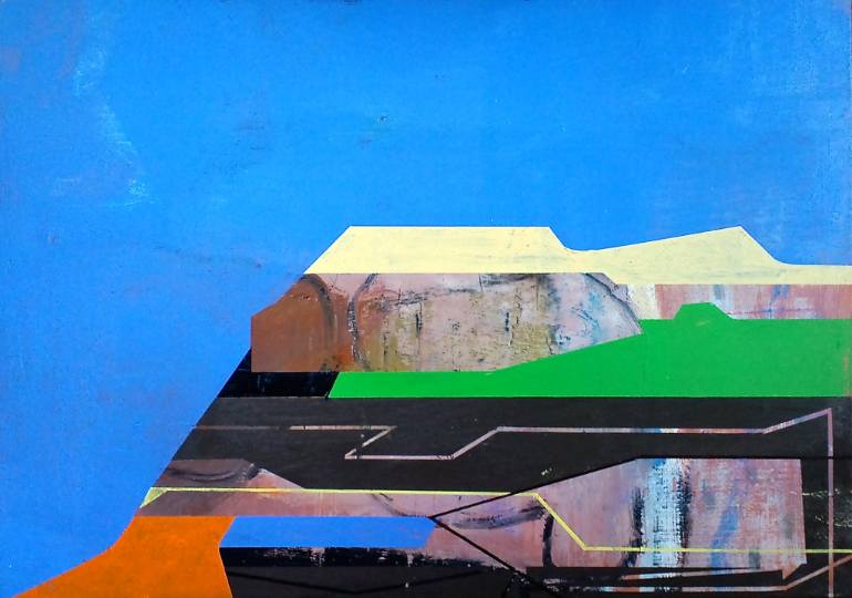 770x540 Saatchi Art Autobahn Sold. Painting By Jim Harris - Autobahn Painting