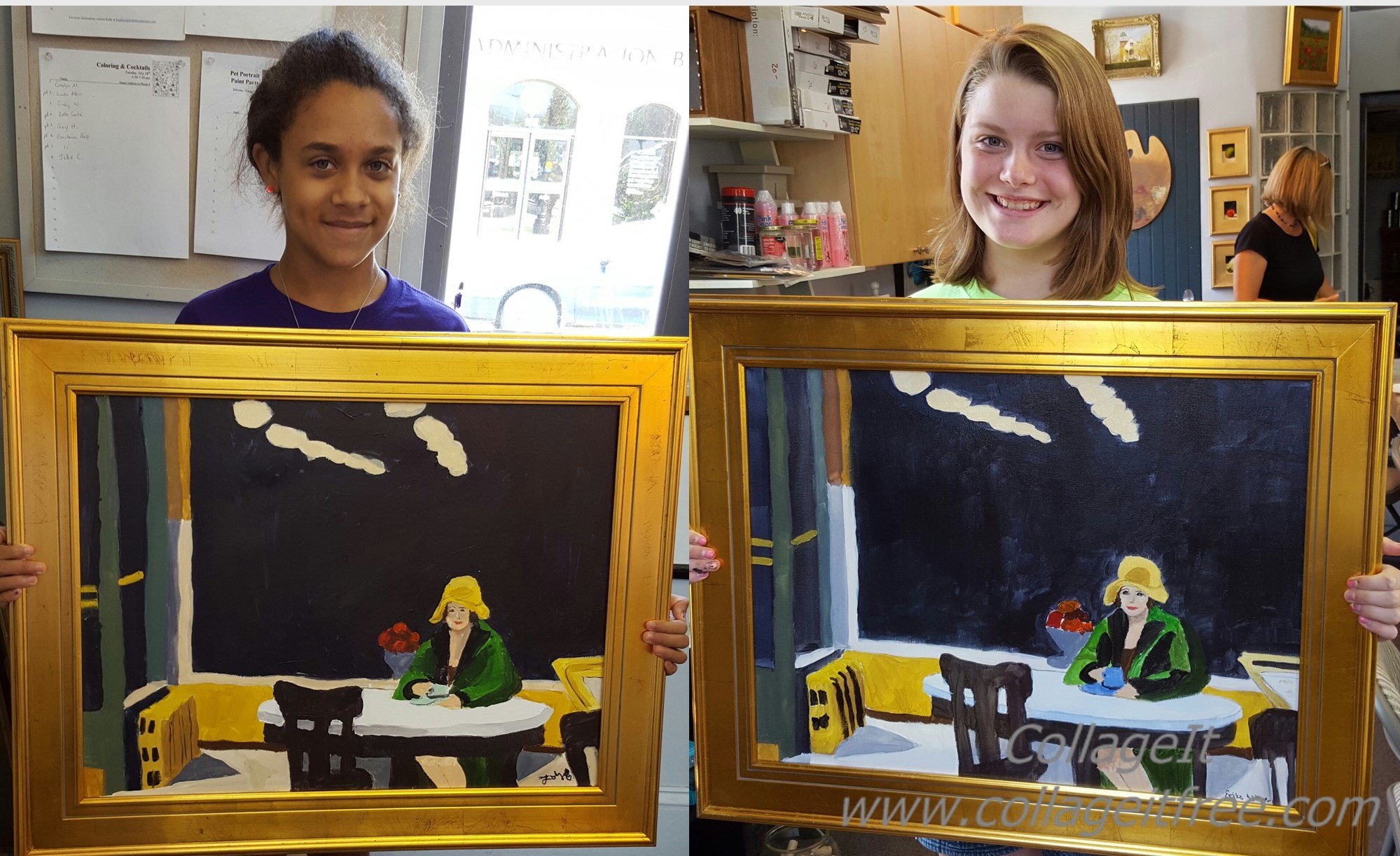 1999x1223 Art Campers With Hopper A Place For Learning - Automat Painting