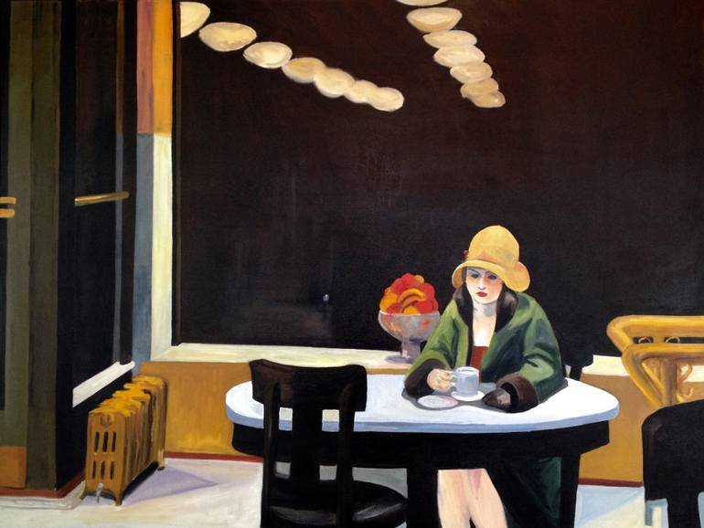 770x578 Saatchi Art Automat (Reproduction) Painting By Greg Morrissey - Automat Painting