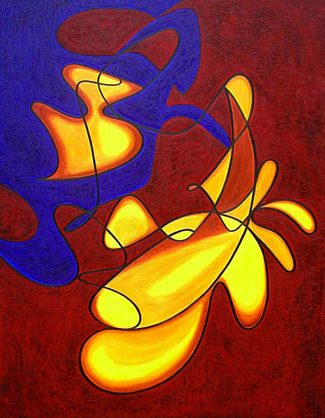 466x600 Bind Me - Automatism Painting