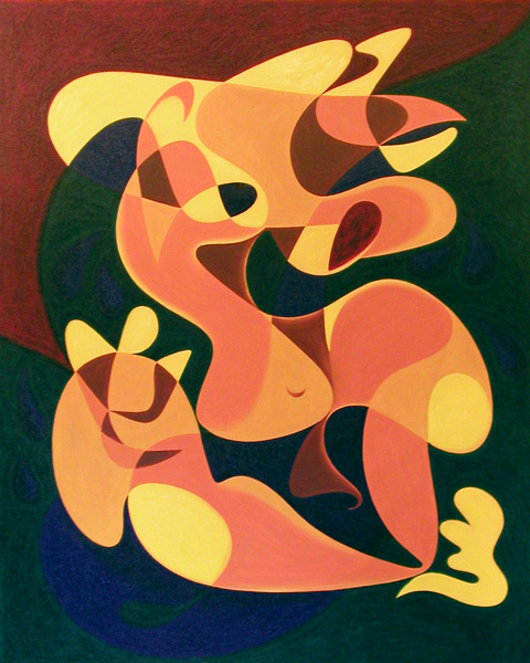 480x600 First Realization - Automatism Painting