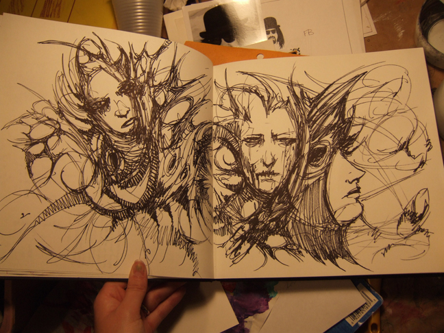 648x486 Lydia's Brain Place Automatism, Con Drawings, Etc - Automatism Painting