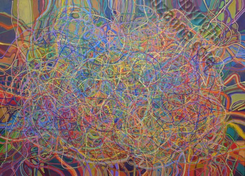 500x360 Suzanne Cole Artist Painting Automatism - Automatism Painting