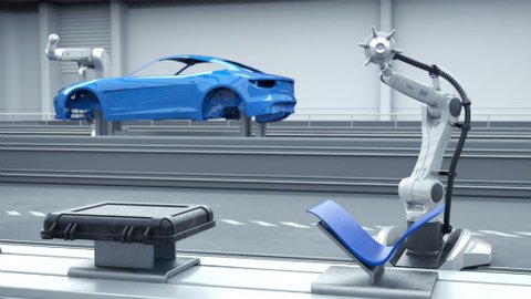 480x270 Paint Robots - Automotive Painting