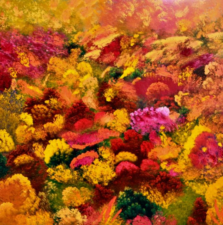 770x776 Saatchi Art Autumn Abstract Painting By David Snider - Autumn Abstract Painting