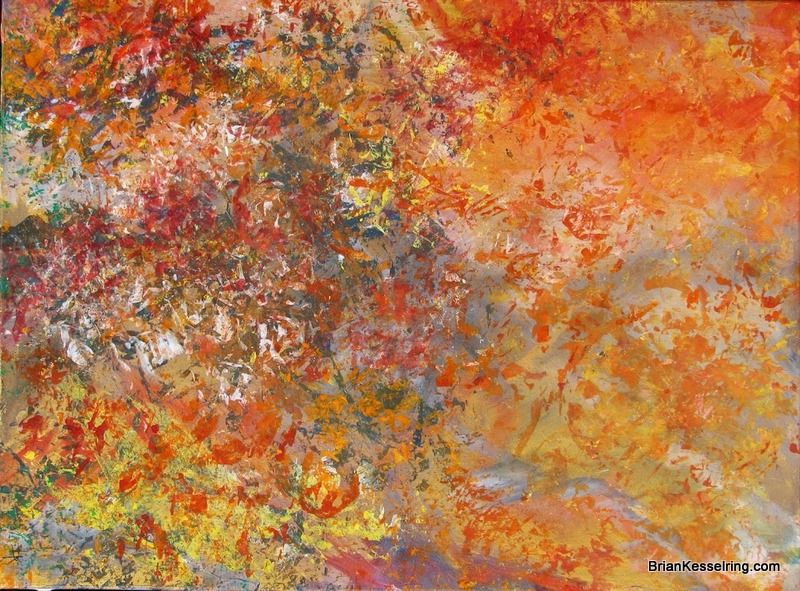 800x591 Abstract Autumn Art - Autumn Abstract Painting