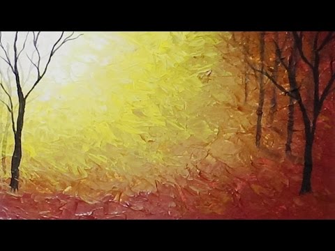 480x360 Acrylic Painting - Autumn Abstract Painting