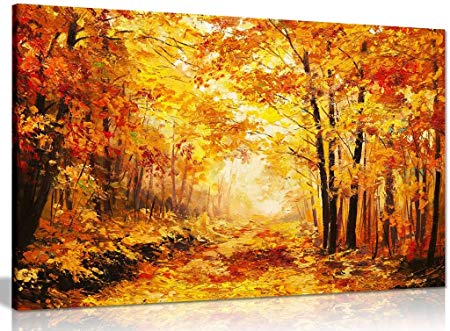 Autumn Forest Painting at PaintingValley.com | Explore collection of ...