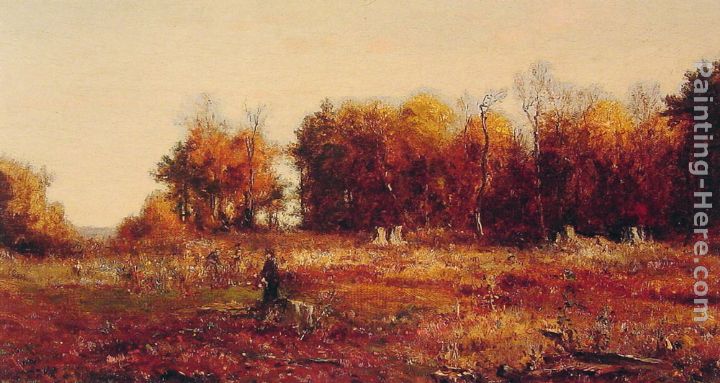 720x383 Jervis Mcentee Gathering Autumn Leaves Painting Anysize 50% Off - Autumn Leaves Painting