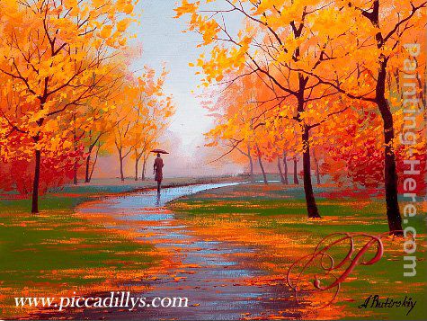 475x357 Alexei Butirskiy Autumn Scene Painting Anysize 50% Off - Autumn Painting