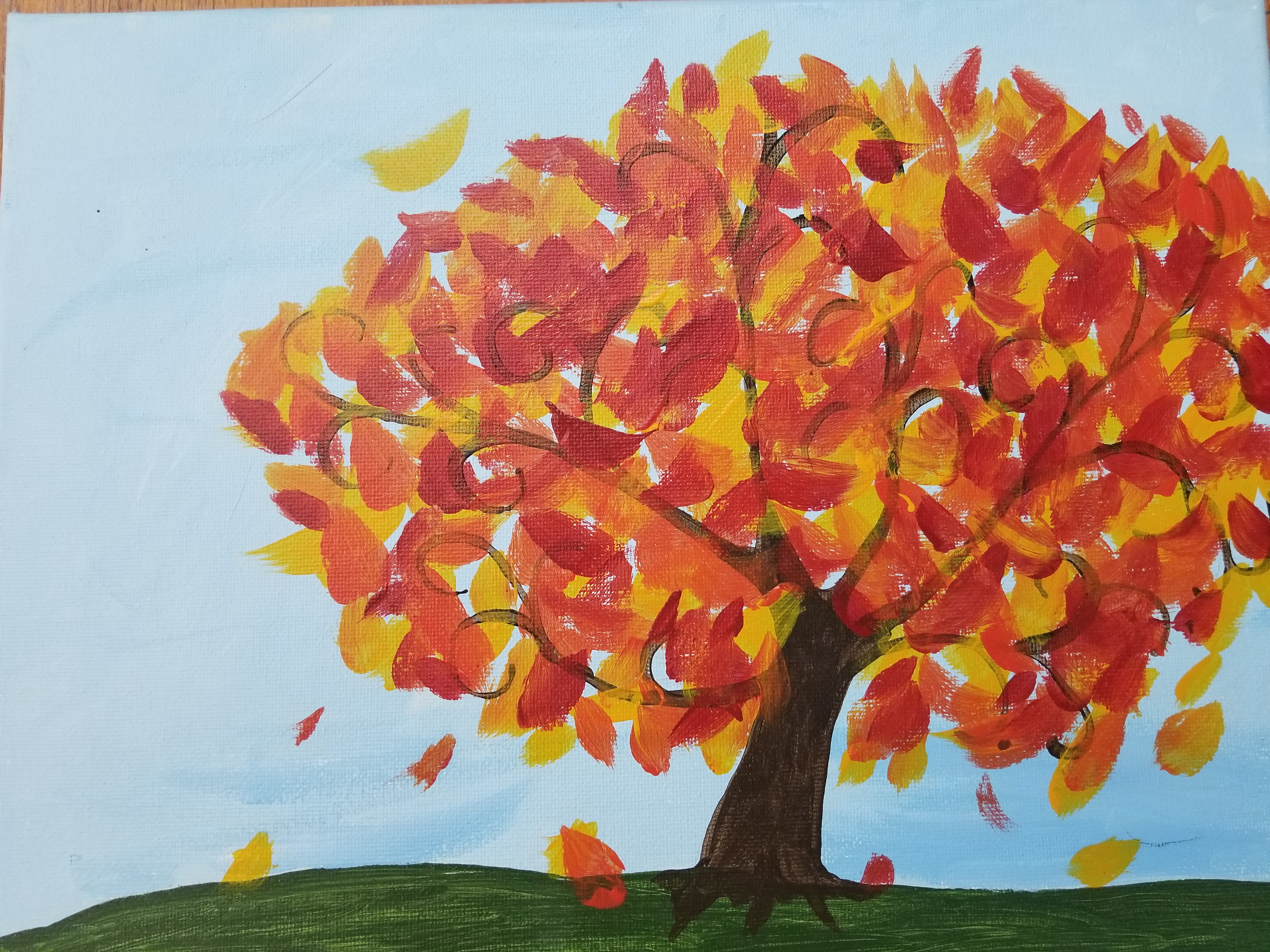 4032x3024 Kids Night Out - Autumn Painting For Kids