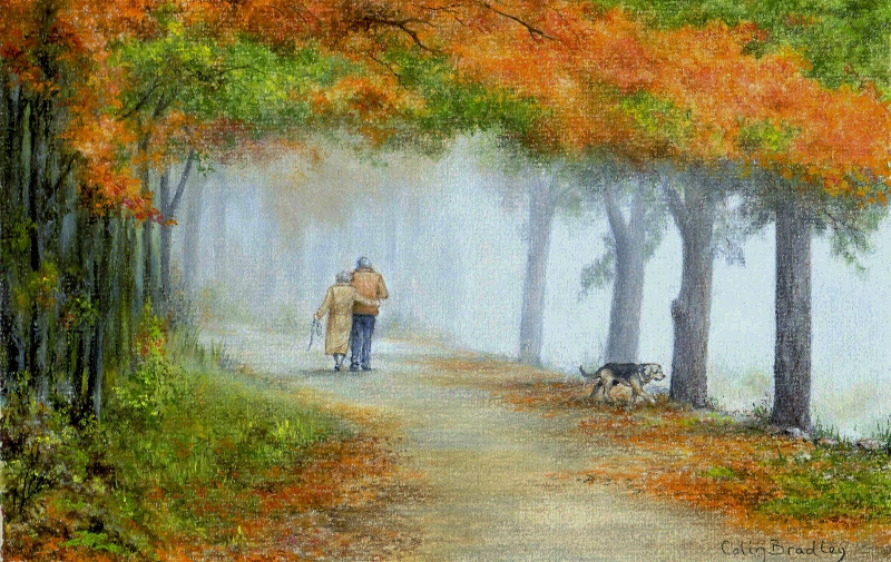 800x505 Drawing Autumn Scenes Using Pastel Pencils Colin Bradley Art - Autumn Scenes To Painting
