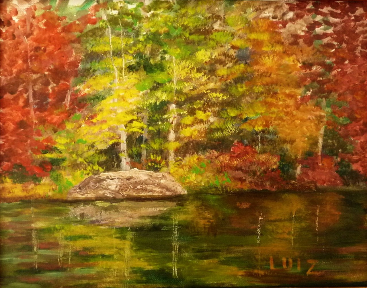 1280x1007 Luizstudio2 Paintings By Kathleen Luiz Autumn Scenes - Autumn Scenes To Painting