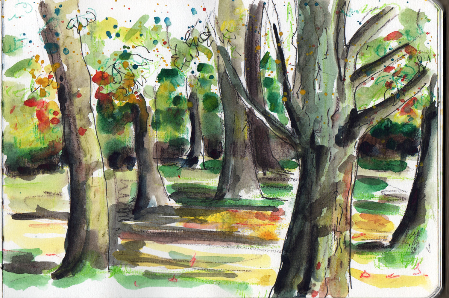 1500x995 Painting Autumn Scenes - Autumn Scenes To Painting