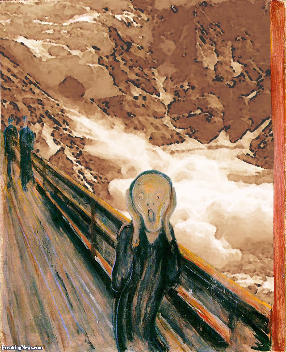 1000x1229 Avalanche In The Scream Painting Pictures - Avalanche Painting