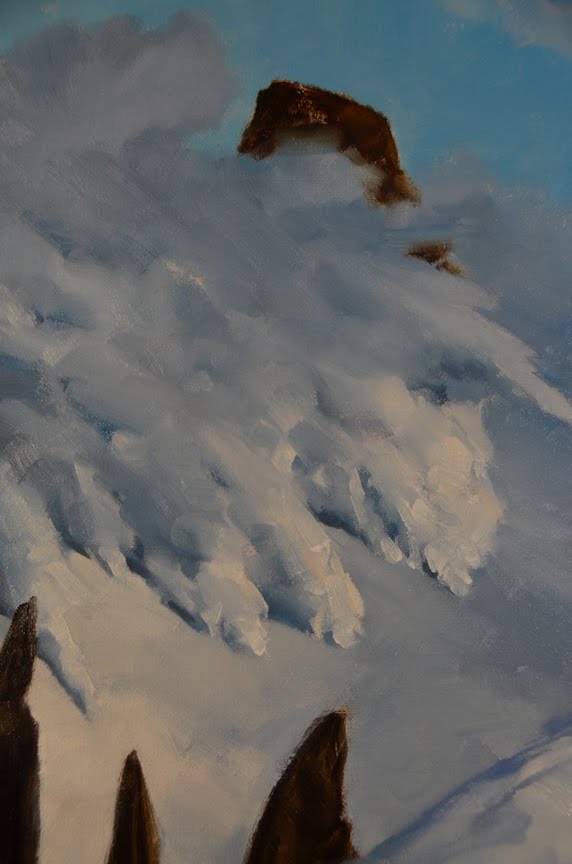 572x864 Update Above The Timberline Muddy Colors - Avalanche Painting