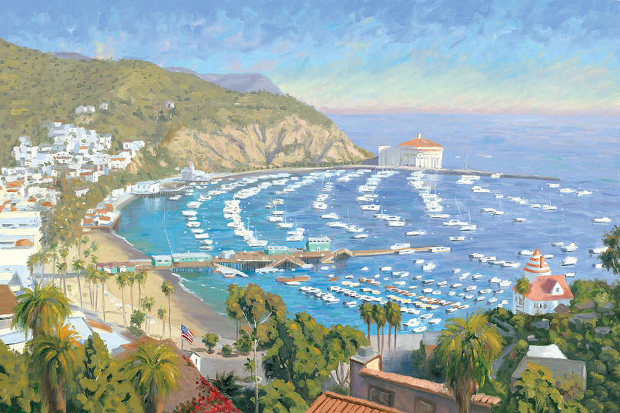 900x600 Catalina Island - Avalon Painting