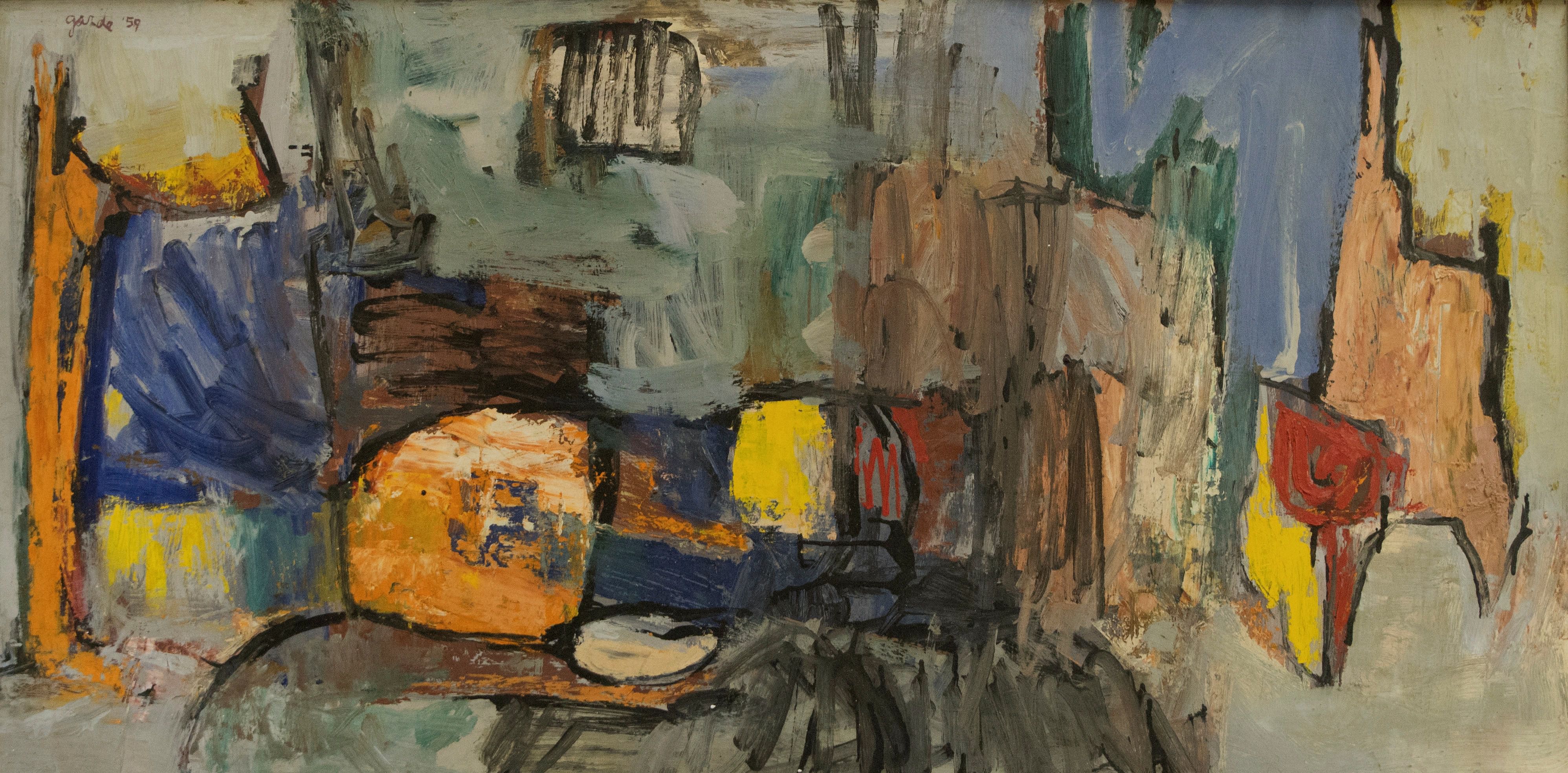 3991x1968 The Not So Avant Garde Art Of Harold Garde The Forward - Avant Garde Painting