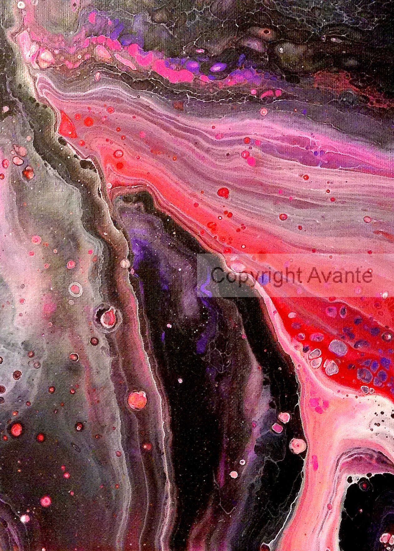 1262x1764 Plenty Good Pink Art Print - Avante Painting