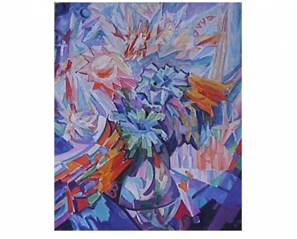 600x483 Russian Avante Garde Paintingabstract Still Life - Avante Painting